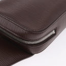 LOUIS VUITTON Epi Geronimos Body Bag SPO Brown LV Auth 195176V-10
