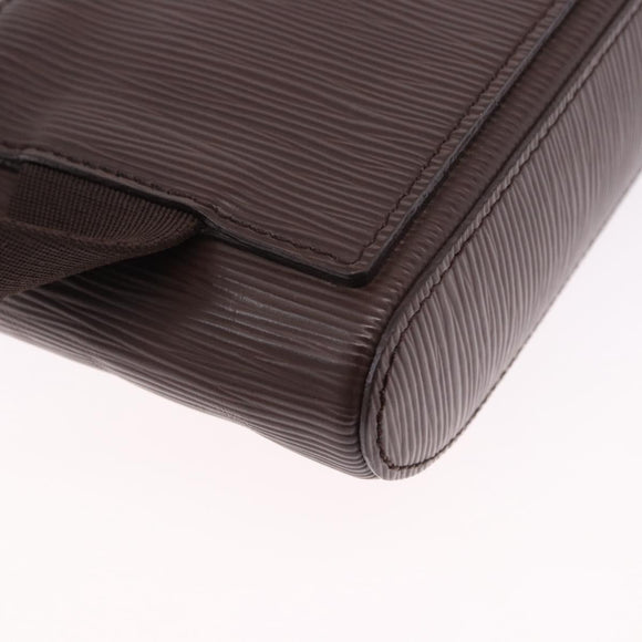 LOUIS VUITTON Epi Geronimos Body Bag SPO Brown LV Auth 195176V