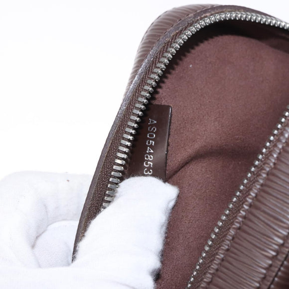 LOUIS VUITTON Epi Geronimos Body Bag SPO Brown LV Auth 195176V