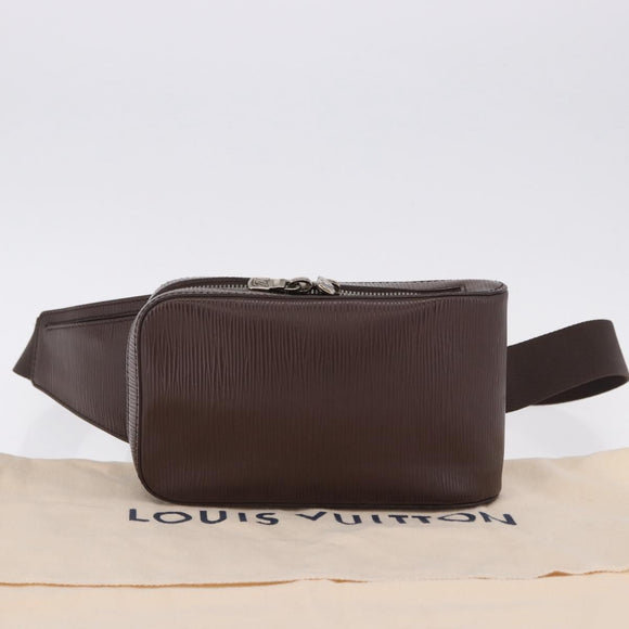 LOUIS VUITTON Epi Geronimos Body Bag SPO Brown LV Auth 195176V