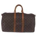 LOUIS VUITTON Monogram Keepall Bandouliere 45 Boston Bag M41418 LV Auth 195177-3