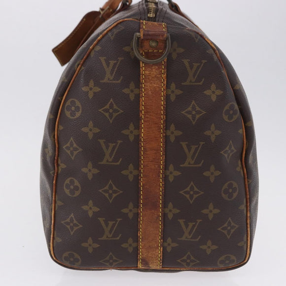 LOUIS VUITTON Monogram Keepall Bandouliere 45 Boston Bag M41418 LV Auth 195177