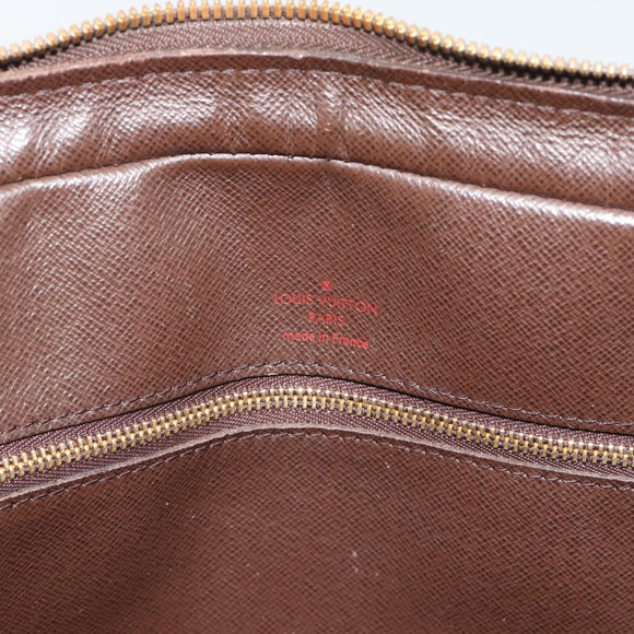 LOUIS VUITTON Damier Grafitte Porte Documents Voyage Bag N41125 LV Auth 195178