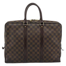 LOUIS VUITTON Damier Grafitte Porte Documents Voyage Bag N41125 LV Auth 195178-2