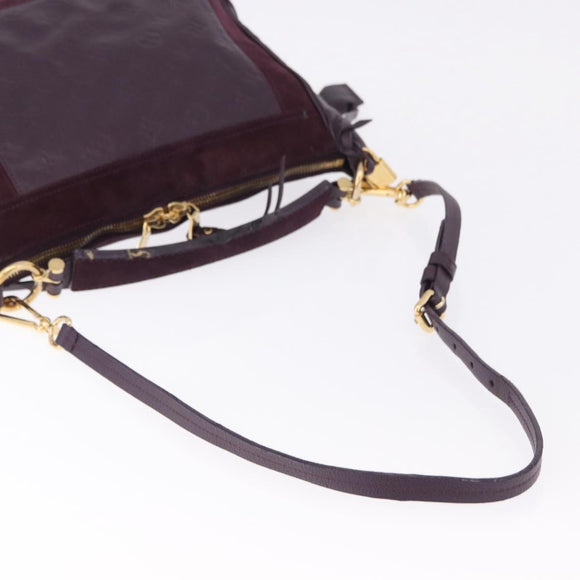 LOUIS VUITTON Monogram Empreinte Audacieuse PM Bag 2way Orb M40583 Auth 195179