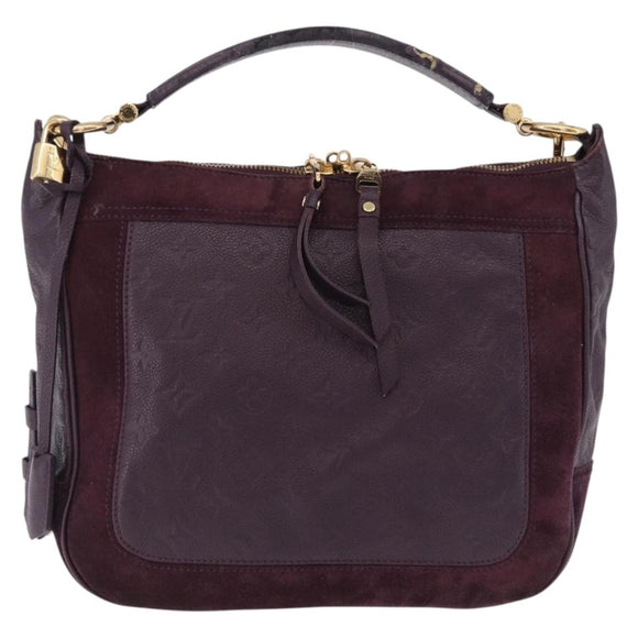 LOUIS VUITTON Monogram Empreinte Audacieuse PM Bag 2way Orb M40583 Auth 195179