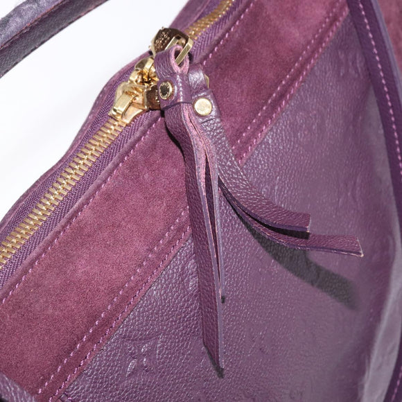 LOUIS VUITTON Monogram Empreinte Audacieuse PM Bag 2way Orb M40583 Auth 195179