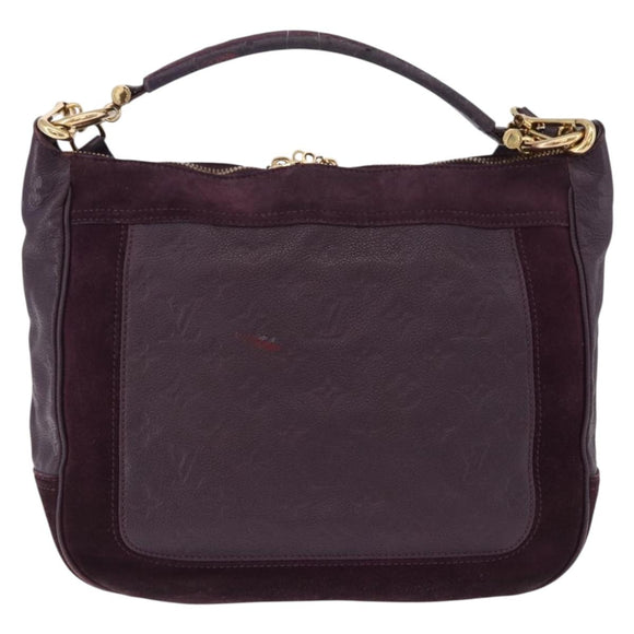 LOUIS VUITTON Monogram Empreinte Audacieuse PM Bag 2way Orb M40583 Auth 195179