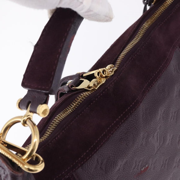 LOUIS VUITTON Monogram Empreinte Audacieuse PM Bag 2way Orb M40583 Auth 195179