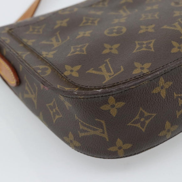 LOUIS VUITTON Monogram Saint Cloud GM Shoulder Bag M51242 LV Auth 195181