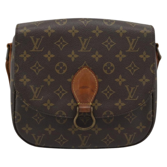 LOUIS VUITTON Monogram Saint Cloud GM Shoulder Bag M51242 LV Auth 195181