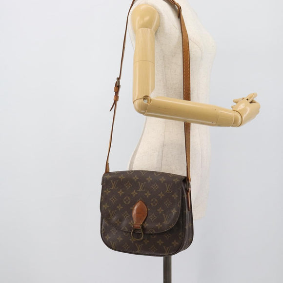 LOUIS VUITTON Monogram Saint Cloud GM Shoulder Bag M51242 LV Auth 195181