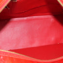 LOUIS VUITTON Monogram Vernis Sutton Hand Bag Red Rouge M91080 LV Auth 195186-17