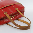 LOUIS VUITTON Monogram Vernis Sutton Hand Bag Red Rouge M91080 LV Auth 195186-7