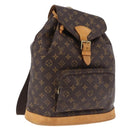 LOUIS VUITTON Monogram Montsouris GM Backpack M51135 LV Auth 195187-1