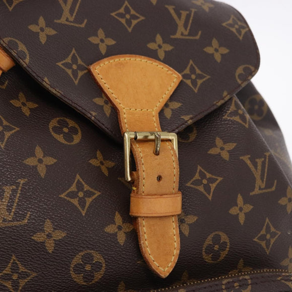 LOUIS VUITTON Monogram Montsouris GM Backpack M51135 LV Auth 195187