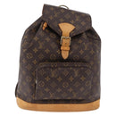 LOUIS VUITTON Monogram Montsouris GM Backpack M51135 LV Auth 195187-13