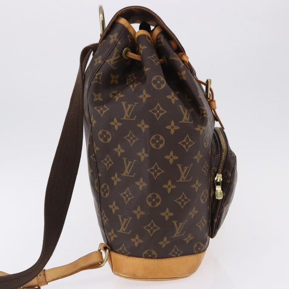LOUIS VUITTON Monogram Montsouris GM Backpack M51135 LV Auth 195187