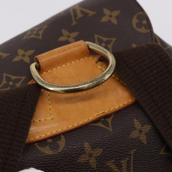 LOUIS VUITTON Monogram Montsouris GM Backpack M51135 LV Auth 195187
