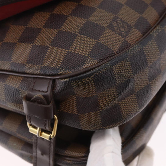 LOUIS VUITTON Damier Ebene Saumur 30 Shoulder Bag SPO N48081 LV Auth 195188