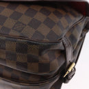 LOUIS VUITTON Damier Ebene Saumur 30 Shoulder Bag SPO N48081 LV Auth 195188-9
