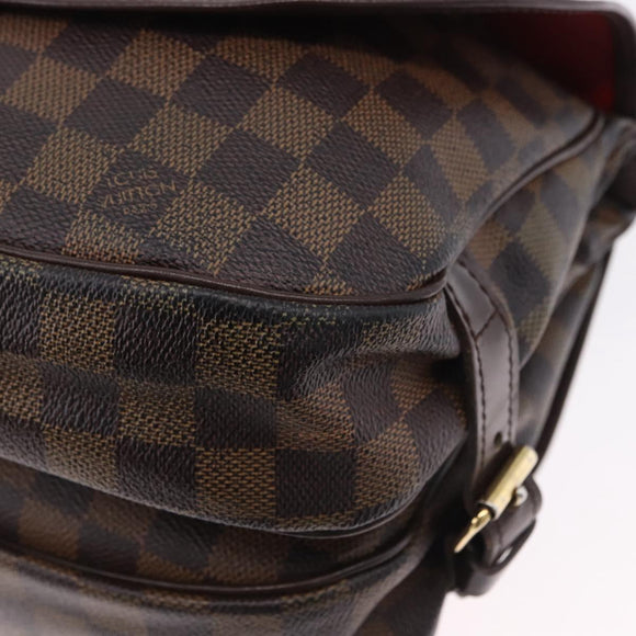 LOUIS VUITTON Damier Ebene Saumur 30 Shoulder Bag SPO N48081 LV Auth 195188
