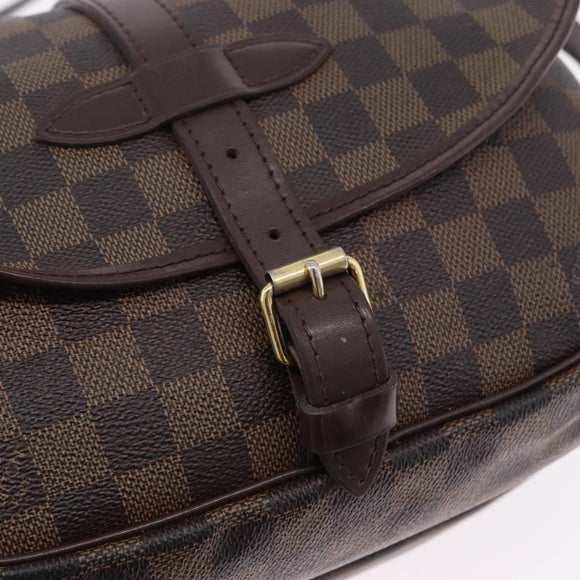 LOUIS VUITTON Damier Ebene Saumur 30 Shoulder Bag SPO N48081 LV Auth 195188