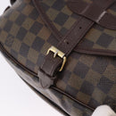 LOUIS VUITTON Damier Ebene Saumur 30 Shoulder Bag SPO N48081 LV Auth 195188-18