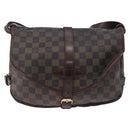LOUIS VUITTON Damier Ebene Saumur 30 Shoulder Bag SPO N48081 LV Auth 195188-13