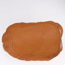 Vivienne Westwood Hand Bag Canvas Brown White Auth 195190V-9