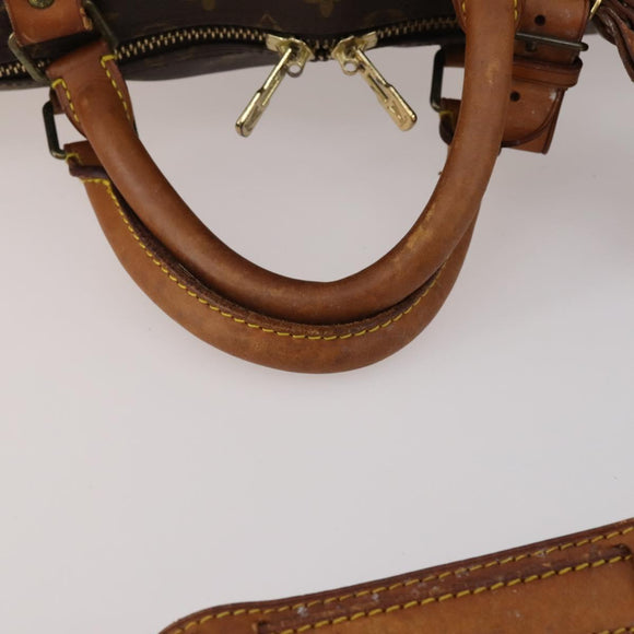 LOUIS VUITTON Monogram Keepall Bandouliere 60 Boston Bag M41412 LV Auth 195191