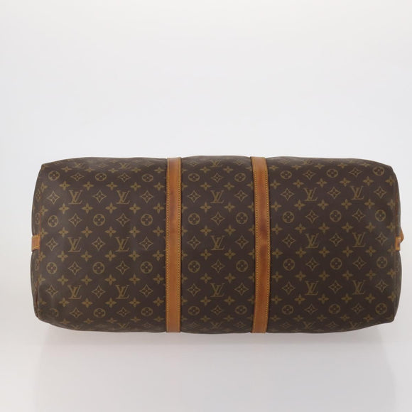 LOUIS VUITTON Monogram Keepall Bandouliere 60 Boston Bag M41412 LV Auth 195191