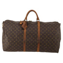LOUIS VUITTON Monogram Keepall Bandouliere 60 Boston Bag M41412 LV Auth 195191-13
