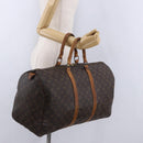LOUIS VUITTON Monogram Keepall 50 Boston Bag M41426 LV Auth 195192-23