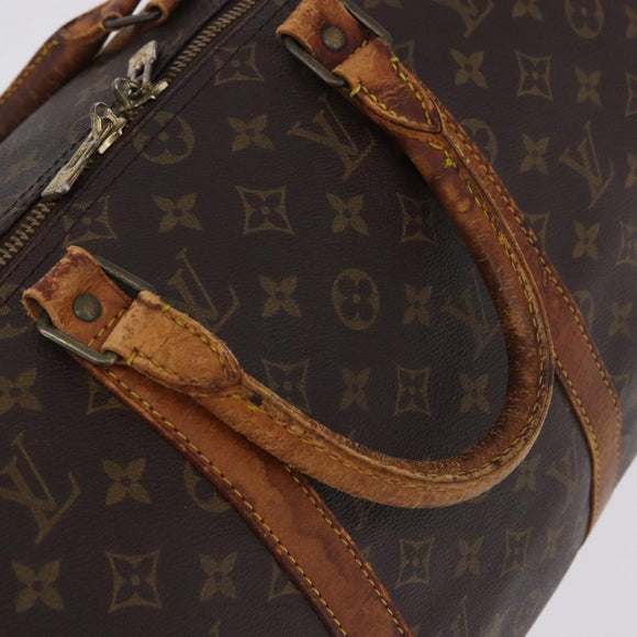 LOUIS VUITTON Monogram Keepall 50 Boston Bag M41426 LV Auth 195192