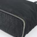 CELINE Hand Bag Nylon Black Gold Auth 195193-15
