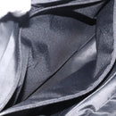 CELINE Hand Bag Nylon Black Gold Auth 195193-22