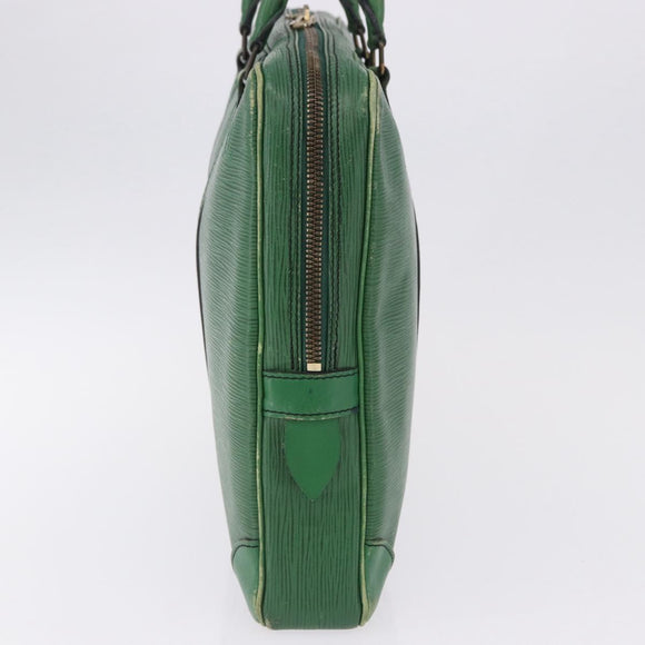 LOUIS VUITTON Epi Porte Documents Voyage Business Bag Green M54474 Auth 195195