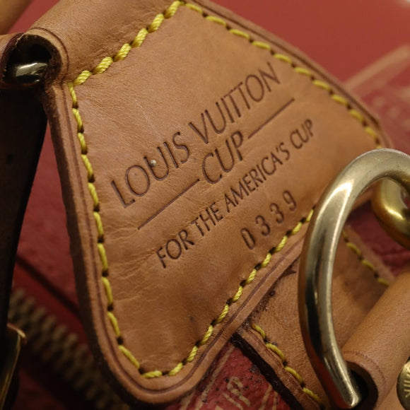 LOUIS VUITTON LV Cup Suc Marine Bag PVC Leather Aboganie M80022 LV Auth 195197A