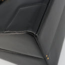 Vivienne Westwood Hand Bag Leather Black Gold Auth 195203A-11