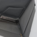 Vivienne Westwood Hand Bag Leather Black Gold Auth 195203A-12