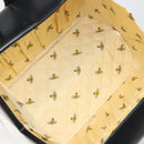Vivienne Westwood Hand Bag Leather Black Gold Auth 195203A-16