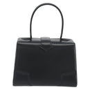 Vivienne Westwood Hand Bag Leather Black Gold Auth 195203A-3