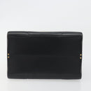 Vivienne Westwood Hand Bag Leather Black Gold Auth 195203A-9