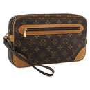 LOUIS VUITTON Monogram Marly Dragonne GM Clutch Bag M51825 LV Auth 195208A-1