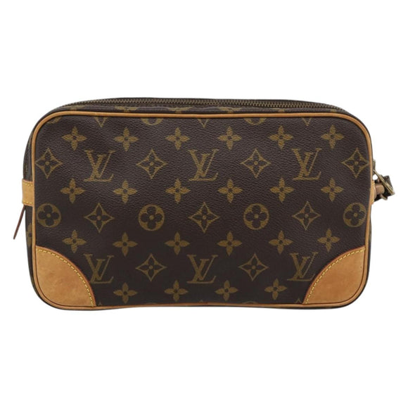 LOUIS VUITTON Monogram Marly Dragonne GM Clutch Bag M51825 LV Auth 195208A