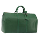 LOUIS VUITTON Epi Keepall 50 Boston Bag Green M42964 LV Auth 195209V-1