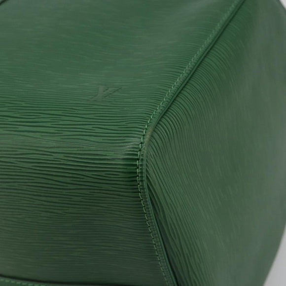 LOUIS VUITTON Epi Keepall 50 Boston Bag Green M42964 LV Auth 195209V