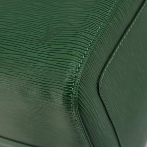 LOUIS VUITTON Epi Keepall 50 Boston Bag Green M42964 LV Auth 195209V