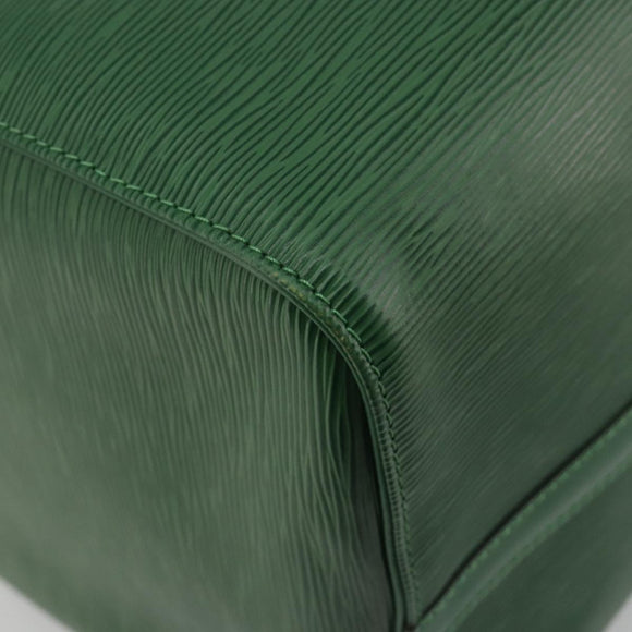 LOUIS VUITTON Epi Keepall 50 Boston Bag Green M42964 LV Auth 195209V